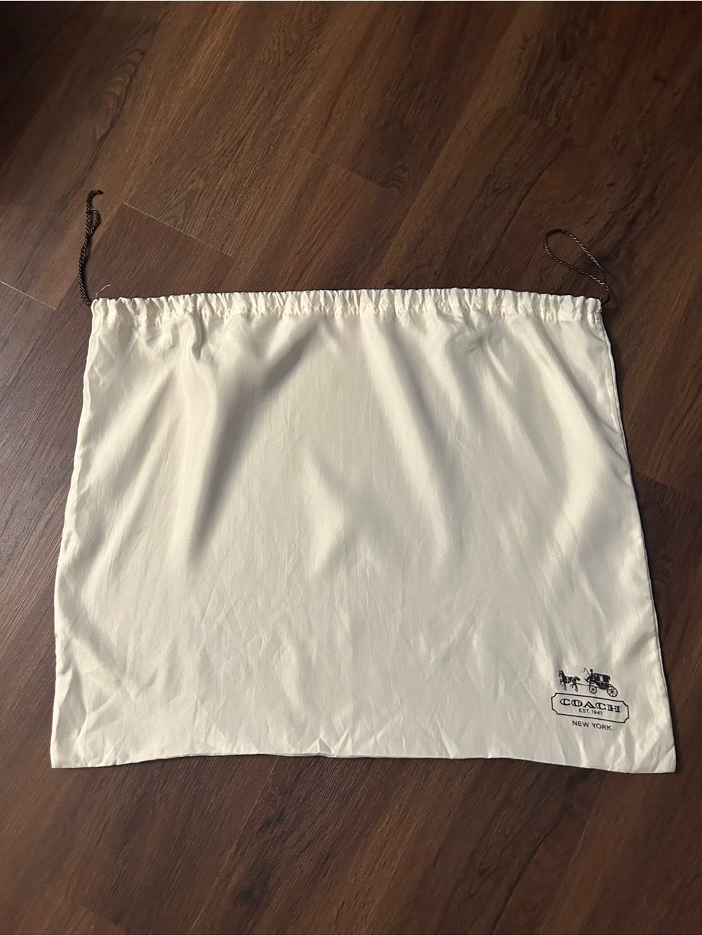 Coach New York Satin Large Dust Bag